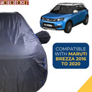 Brezza Car Cover Waterproof in dark fabric for Maruti Brezza 2016 to 2020 model protection