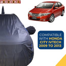 Honda City Ivtech Car Cover Waterproof full body cover with mirror pockets and elastic hem for 2009 to 2013