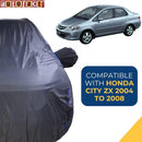 Honda  City Zx Car Cover Waterproof full body grey car body cover compatible with 2004 to 2008