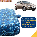 Blue camouflage full car body cover for Hyundai Old i20 Car Cover Waterproof fit 2008 to 2014 models