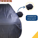 Kia Sonet car body cover with mirror pockets and elastic hem Sonet Car Cover Waterproof for rain dust