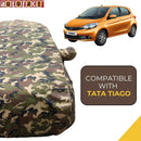 Camouflage full body cover with mirror pockets for Tata Tiago providing heavy duty protection Tiago Car Cover  Waterproof