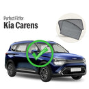 Autofact Vehicle specific Z Black Sunshades for Kia Carens – UV Protection, Privacy & Heat Control (Set of 4)