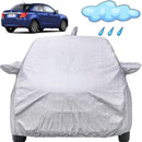 Swift Car Cover Waterproof full body silver cover on Maruti Swift Dzire new model protecting from rain with mirror pockets