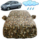 Honda City Zx Car Cover Waterproof full camouflage car body cover with mirror pockets and rain protection