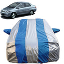 Honda City Zx Car Cover Waterproof blue and silver striped full car body cover for sedan protection