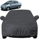 Honda City Zx  Waterproof full car body cover in gray with mirror pockets for sedan protection