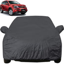 Mahindra XUV 500 Car Cover Waterproof full gray front car body cover with side mirror pockets and red XUV500 inset