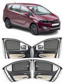 Autofact Vehicle specific Z Black Sunshades for Mahindra Marazzo – UV Protection, Privacy & Heat Control (Set of 4)