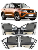 Autofact Vehicle specific Z Black Sunshades for Toyota Urban Cruiser – UV Protection, Privacy & Heat Control (Set of 4)