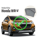 Autofact Vehicle specific Z Black Sunshades for Honda WRV – UV Protection, Privacy & Heat Control (Set of 4)
