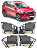 Autofact Vehicle specific Z Black Sunshades for Mahindra XUV 500 – UV Protection, Privacy & Heat Control (Set of 4)